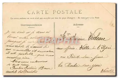 Saint-Nazaire - La Sotto-Prefettura — Collezione Morel, Saint-Nazaire, n° 222 — Verso