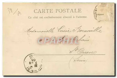 Cascade d'Enfer — Allée d'Etigny, Luchon — wydawca nieznany, n°3 — Rewers