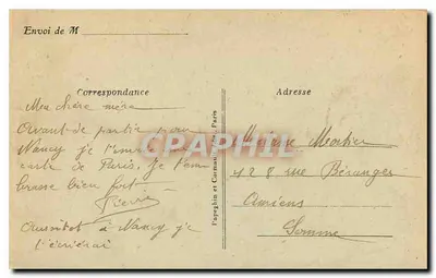 Paryż — L'Arc de Triomphe et Place de l'Étoile — A.P. — Rewers