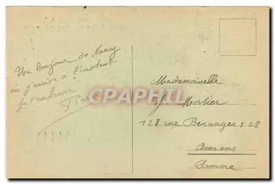 Nancy — Bazylika św. Epwra na placu — Wydawnictwa Zjednoczone Nancy, nr 136 — Rewers