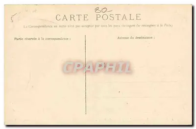 Abbeville — Portal da Igreja de São Vulfredo — Paul Duclereq, Editor — Verso