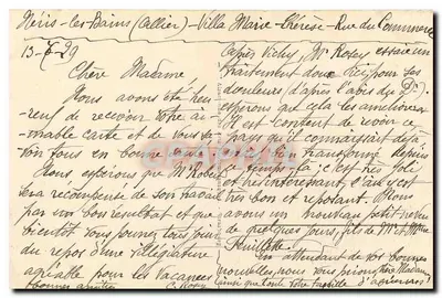 Zamek Bourbon-Busset — Vichy — wydawca Vichy, nr 132 — Rewers