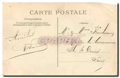 Castle of Villiers-Saint-Paul (Oise) — View of the Pond — Publisher Vanhove, Linnecourt — Back