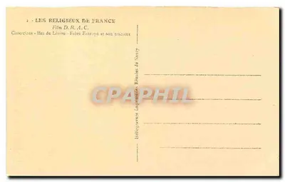 Cisterciense - Os Religiosos da França — Filme D.R.A.C. - Cisterciense - Abadia de Lérins - Véritable Entropie e seu trator — Verso