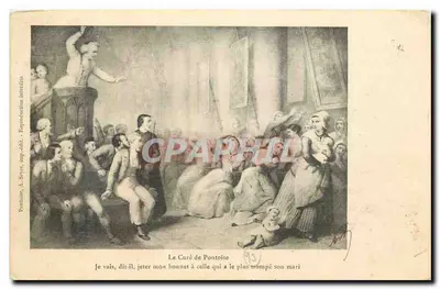 O Curato de Pontoise — Reprodução proibida — A. Seyss, imp. edit. n°93