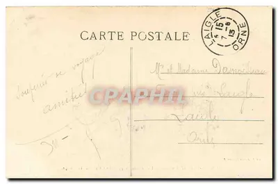 SOLIGNY-la-TRAPPE (Orne) — A Grande Trappe — O Claustro da Virgem — Edit. Jules Renoult — Verso
