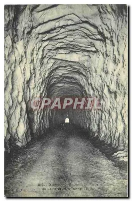 Túnel no Lautaret - Estrada de Genebra - Editor R. R. n°813