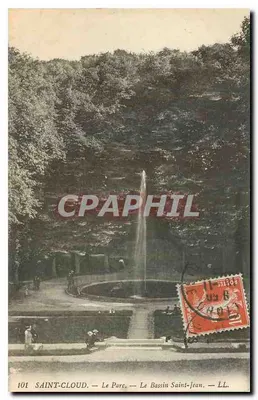 Saint-Cloud — O Parque — O Bassin Saint-Jean — LL. — N° 101