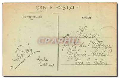 Tarbes - Il Giardino Masséy - La Piazza d'Acqua — Editore: J. Lefebvre, n° 453 — Verso