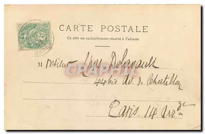 Okręgi Épernay — Zamek Montmort — Champagne — Wydawca Bonnard, Épernay — Rewers