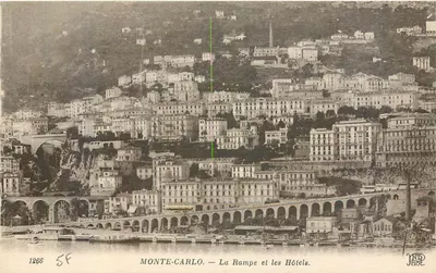 Monte-Carlo — A Rampe e os Hotéis — J.Hot. n°1266