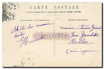 Fonte Saint-Michel — Paris — editor desconhecido, número de série não visível — Verso