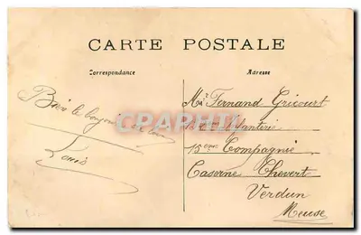 ÉYREUX — Entrada do bairro Tilly — editado por Loncle, Évreux — Verso
