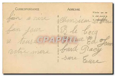 Cannes — La Promenade de la Croisette y el Mont Chevalier — LL — Reverso