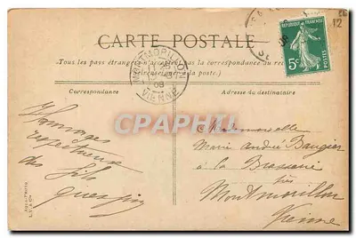 Park Versaillejski. Francja zwycięska — autor P. — nr 43 — Rewers