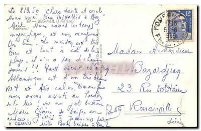 Rochas magníficas — Finistère — Rièma — Verso