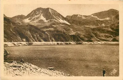 O Lago Azul entre Bagnères e Barèges — Massif do PIC do MIDI — Edições Labauche frères