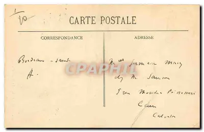 Bordeaux - La Grosse Cloche — éditeur Jules Magot, n° 52 — Verso
