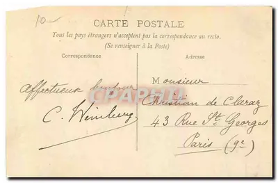 Marseille — Abbezie van Sint Victor — Uitgever M. Bourguignon, n°71 — Achterkant