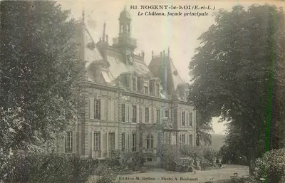 Nogent-le-Roi (E-et-L.) — O Castelo, fachada principal — Edição M. Metton - Foto A. Berhault, n°443
