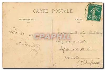 Dijon - Statua Oporu - Cabet, rzeźbiarz - L. V., wyd. — Rewers