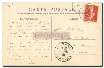 Bordeaux — Wieża i Kościół Świętego Michała — Wydawnictwo Pragides Bordeaux — Rewers