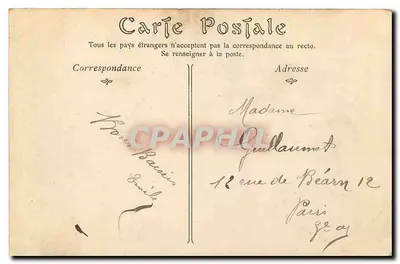 LYON. — O Ponte da Boucle — Editor não identificado, n° de série 153 — Verso