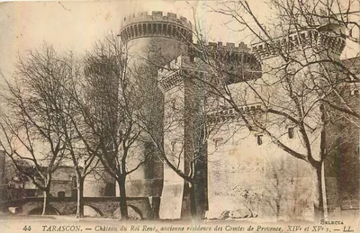 Tarascon — Castelo do Rei René, antiga residência dos Condes da Provença, XIV e XV séculos — SELECTA — n°44