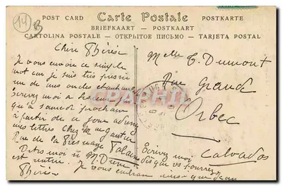 Lisieux — A Igreja de São Jacó — Editor não identificado, n° de série 3 — Verso