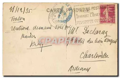 Marseille — Zbiór Zamek If — Galeria pierwszego piętra wejście do celi — Rewers