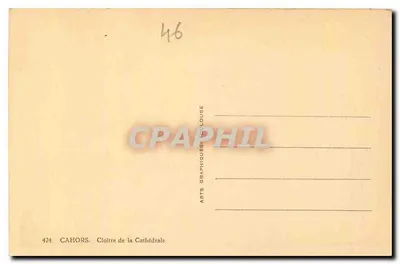 Cahors – Klasztor Katedry – Grafika Tuluzy — Rewers