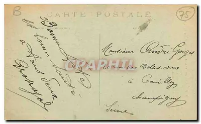 Parigi (4e arrt) — La Fontaine du Châtelet — C.M. — Verso