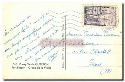 Jaskinia Starej — Port-Pigeon — Wydawnictwo Loïc — Rewers