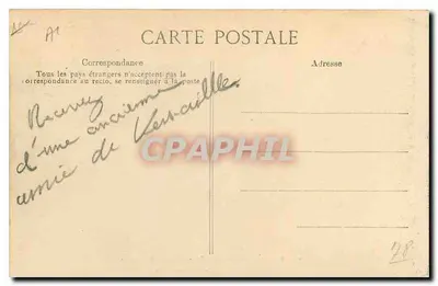 Versalhes — Grandes Eaux - Bassin de Neptune — Editora BLD — Verso