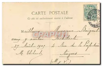 Paris - Igreja de Saint-Leu — editor desconhecido, n° 12 — Verso