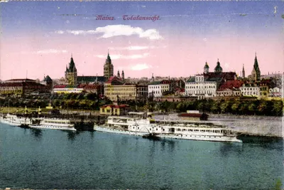 Mainz — vista panorâmica — Karl Fischer, Elvillle a. Rh.