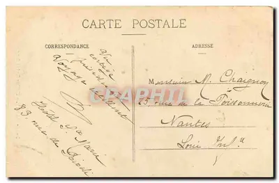 Parijs - Kerk van Saint-Roch — Antieke ansichtkaart n°144, uitgever niet zichtbaar — Achterkant