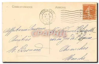 Paris — O Hotel de Ville — 1973 — Verso