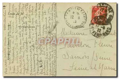 Parijs — De Militaire School en de Avenue de la Motte-Piquet — A.P. Uitgever — Achterkant