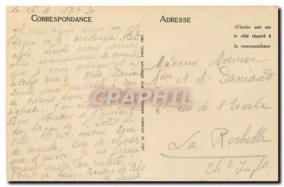 Paryż — La Cité — LL — wydawca LL, n°38 — Rewers