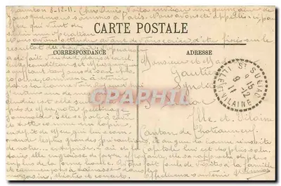 Parijs — Het Bois de Boulogne — De Waterval — LL. — n° 258 — Achterkant