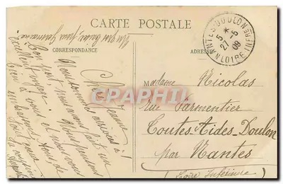 PARIS - The Garden of the Palais Royal — anonymous publisher, no. 174 — Back