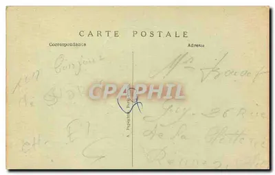 アンティーク絵葉書 パリ1925年 国際装飾芸術博覧会 フランスインド中国館 — 裏面
