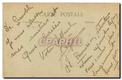 Grenoble — Die Isère und die Alpenkette — B. F., Paris — Rückseite