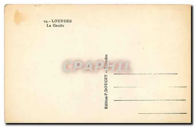Lourdes — Góra — Wydawnictwo P. Doucet — Rewers
