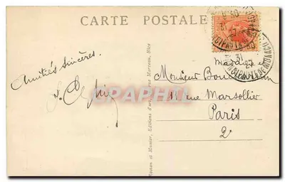 Monte-Carlo — Jardins do Casino - O Boulingrin — R.M. editor — Verso