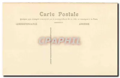 Zamek w Parc — Zamek w Châteauroux — wydawca nieznany — Rewers