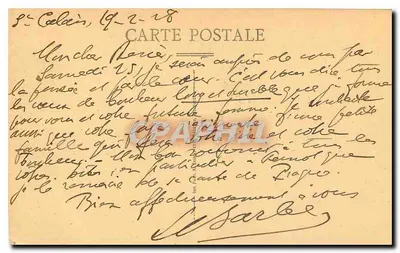 Saint-Calais — Fachada da Igreja — Édit. Achinbon, n°91 — Verso