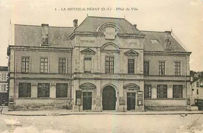 La Mothe-Saint-Héray (D.-S.) - Hotel da Cidade — Imp. Guittet