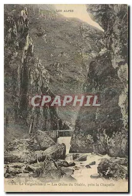 Le Valgodemard — As Onles do Diabo, perto da Capela — Pommier, Léon Gau, n°775